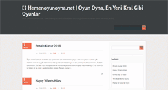 Desktop Screenshot of hemenoyunoyna.net