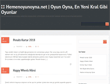 Tablet Screenshot of hemenoyunoyna.net